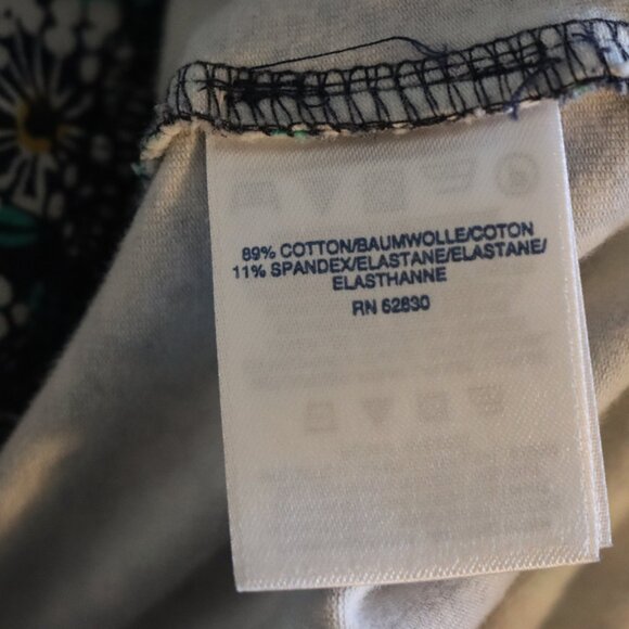 Lands’ End Starfish Pant Leggings Floral Abstract Print Size L 14–16 - Picture 5 of 10